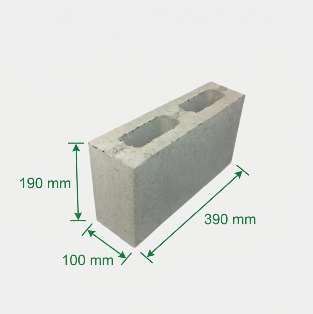 Hollow Block 4 inchi