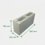 Hollow Concrete Block 390x190x100 mm for building construction in Chittagong