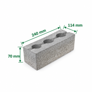 3 Hole Concrete Brick