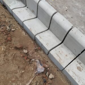 Saucer Drain With Curbstone Work Agrabad
