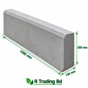 Kerbstone K11 1000×300×150 mm Precast Concrete Road Kerbstone