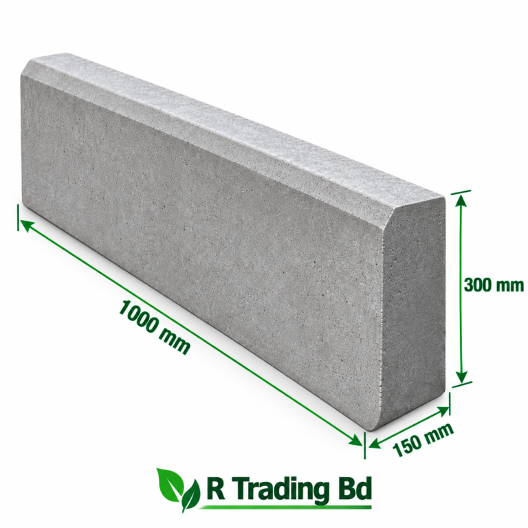 Kerbstone K11 1000×300×150 mm Precast Concrete Road Kerbstone