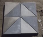 Triangle Concrete Paver Tiles for outdoor flooring, parking areas, walkways and landscaping in Bangladesh