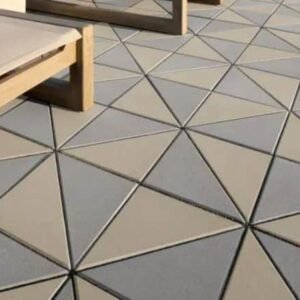 Triangle Concrete Paver Block for Road, Footpath and Outdoor Paving in Bangladesh