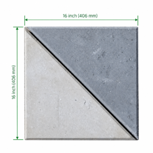 Triangle Concrete Paver Block for Road, Footpath and Outdoor Paving in Bangladesh